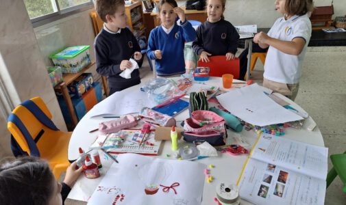 2º EP participan no concurso de carteis de Nadal do Concello