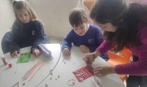 Taller de tarjetas navideñas 3º EP