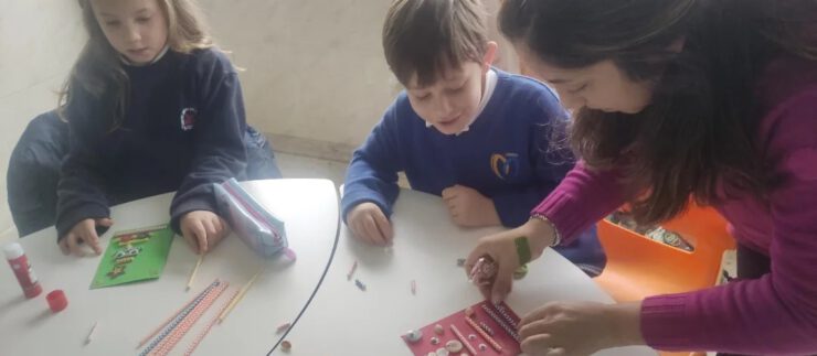 Taller de tarjetas navideñas 3º EP